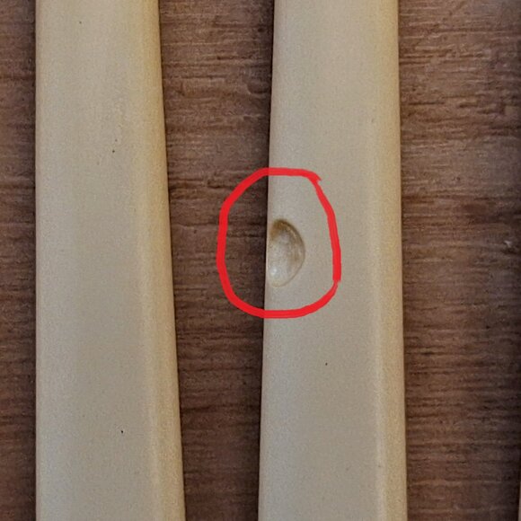 Vintage 12 Piece Universal Stainless Cutlery Set w/ Ivory Bakelite Handles - Picture 7 of 8